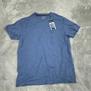 Kenneth Cole Mens Blue Crewneck T-Shirt XL Organic Cotton Blend 6821